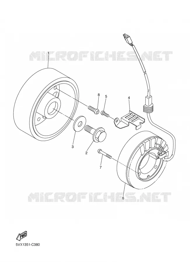 ALLUMAGE Yamaha MOTO 600 2005 FZ6  FZ6-NT