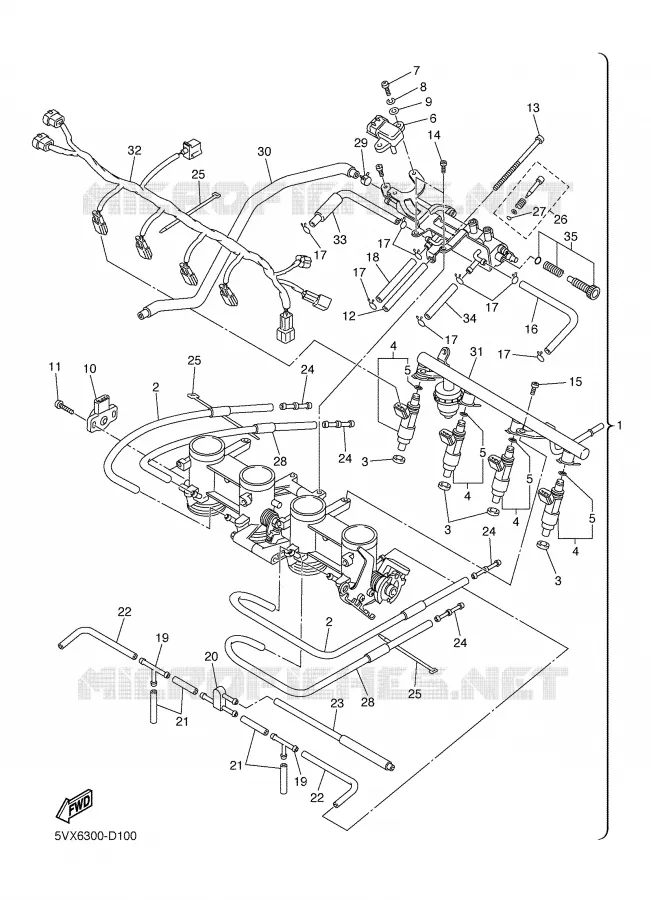 ADMISSION 2 Yamaha MOTO 600 2006 FZ6  FZ6-NV