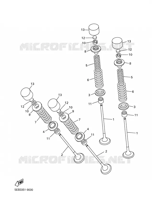 SOUPAPE Yamaha MOTO 600 2006 FZ6  FZ6-NV