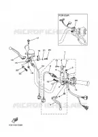 COMMODO / LEVIER pour Yamaha YFM125A de 2005