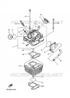 CULASSE pour Yamaha YFM125A de 2005