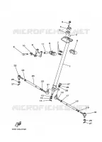 DIRECTION pour Yamaha YFM125A de 2005