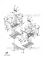 SUPPORT / REPOSE PIEDS pour Yamaha YFM125A de 2005