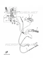GUIDON ET CABLES pour Yamaha YFM250 de 2002