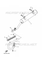 ECHAPPEMENT pour Yamaha YFM250 de 2002