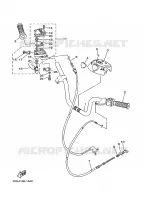 GUIDON ET CABLES pour Yamaha YFM250 de 2002