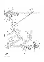 SUPPORT / REPOSE PIEDS pour Yamaha YFM250 de 2002