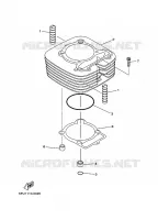 CYLINDRE pour Yamaha YFM350A de 2007