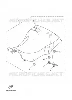 SELLE pour Yamaha YFM350A de 2008