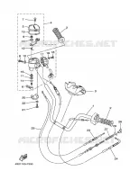 GUIDON ET CABLES pour Yamaha YFM350FWAN de 2007