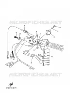 COMMODO / LEVIER pour Yamaha YFM450FWAN  de 2003