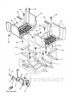 SUPPORT / REPOSE PIEDS pour Yamaha YFM450FWAN  de 2003