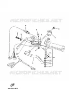 COMMODO / LEVIER pour Yamaha YFM450FWAN  de 2004