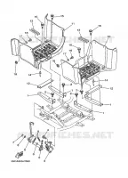 SUPPORT / REPOSE PIEDS pour Yamaha YFM450FWAN  de 2004