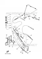 MAITRE CYLINDRE DE FREIN ARRIERE pour Yamaha YFM450FWAN de 2005