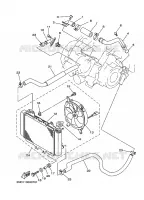RADIATEUR / DURITES pour Yamaha YFM450FWAN de 2005