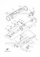 ECHAPPEMENT pour Yamaha YFM450FWAN de 2005