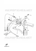 COMMODO / LEVIER pour Yamaha YFM450FWAN de 2005