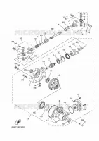 DIFFERENTIEL AVANT pour Yamaha YFM450FWAN de 2008