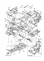 CADRE pour Yamaha YFM450FWAN de 2008