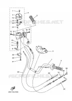 GUIDON ET CABLES pour Yamaha YFM450FWAN de 2008