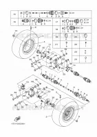 ROUE ARRIERE pour Yamaha GRIZZLY 450 IRS INDEPENDENT SUSPENSION de 2010