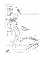 GUIDON ET CABLES pour Yamaha GRIZZLY 450 IRS INDEPENDENT SUSPENSION de 2010