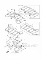 PARE CHOCS pour Yamaha GRIZZLY 450 IRS INDEPENDENT SUSPENSION de 2010