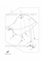 SELLE pour Yamaha GRIZZLY 450 IRS INDEPENDENT SUSPENSION de 2010