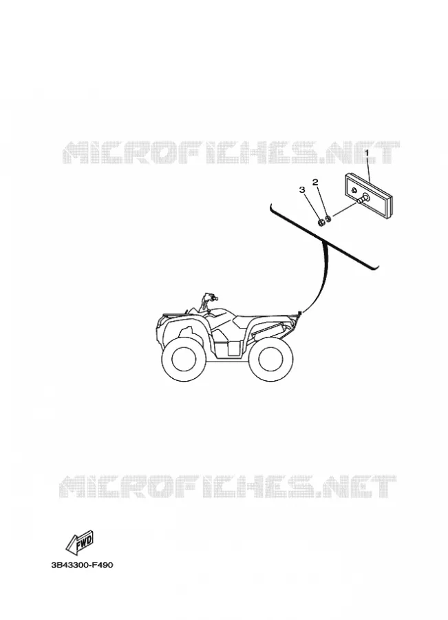 PARTIE ELECTRIQUE 2 Yamaha QUAD 550 2013 GRIZZLY  YFM550FWA YFM5FGD