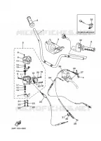 GUIDON ET CABLES pour Yamaha GRIZZLY 550 POWER STEERING EPS de 2010