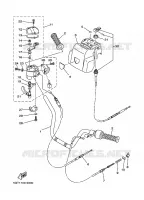 GUIDON ET CABLES pour Yamaha YFM600FWA de 1999