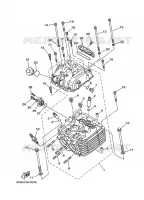 CULASSE pour Yamaha YFM660FWA  de 2005