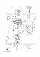 CARBURATEUR pour Yamaha YFM660FWA  de 2005