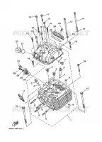 CULASSE pour Yamaha YFM660FWA  de 2005
