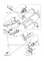 ECHAPPEMENT pour Yamaha YFM660FWA  de 2007