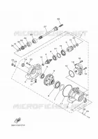 DIFFERENTIEL AVANT pour Yamaha YFM700FWAD de 2008