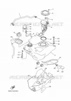 RESERVOIR A ESSENCE pour Yamaha YFM700FWAD de 2008