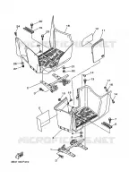 SUPPORT / REPOSE PIEDS pour Yamaha YFM700FWAD de 2008
