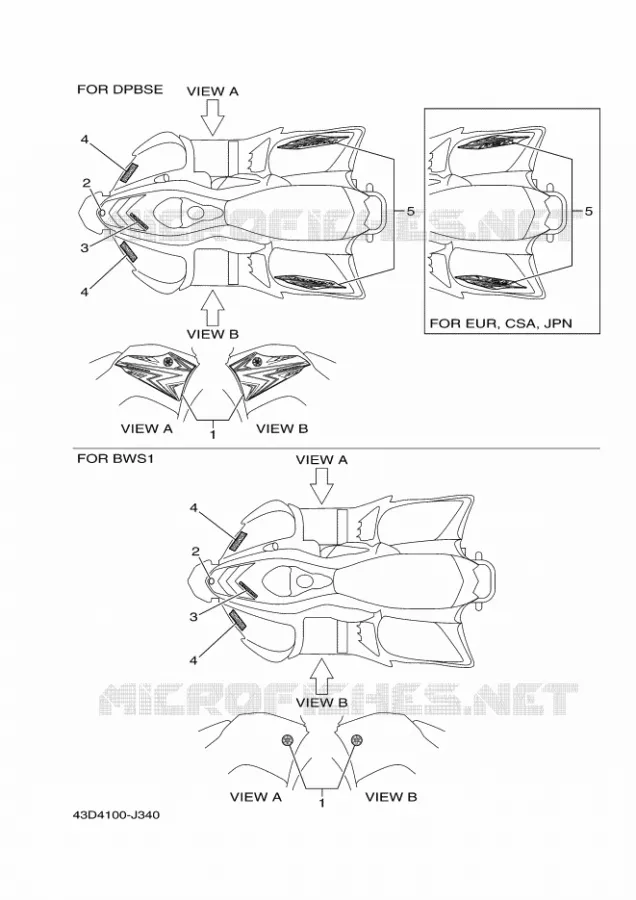EMBLEME Yamaha QUAD 90 2011 RAPTOR  YFM90R