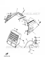 COUVERCLE LATERAL pour Yamaha YFZ350 de 2002