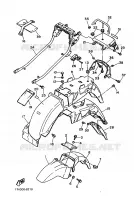 GARDE BOUE pour Yamaha FZ750 de 1986