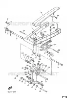 BRAS ARRIERE pour Yamaha FZ750 de 1986