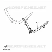 PIÈCES OPTIONNELLES   PARTIE CYCLE   PAYS BAS / BELGIQUE /ITALIE pour Yamaha FZ750 de 1986