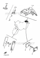 PIÈCES OPTIONNELLES   PARTIE CYCLE   AUTRICHE pour Yamaha FZ750 de 1986