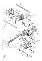 CARBURATEUR pour Yamaha FZ750 de 1986