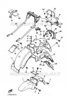 GARDE BOUE pour Yamaha FZ750 de 1986