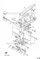 BRAS ARRIERE pour Yamaha FZ750 de 1986