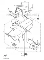 SELLE pour Yamaha FZ750 de 1986