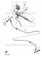 MAITRE CYLINDRE AVANT 2 pour Yamaha FZ750 de 1986